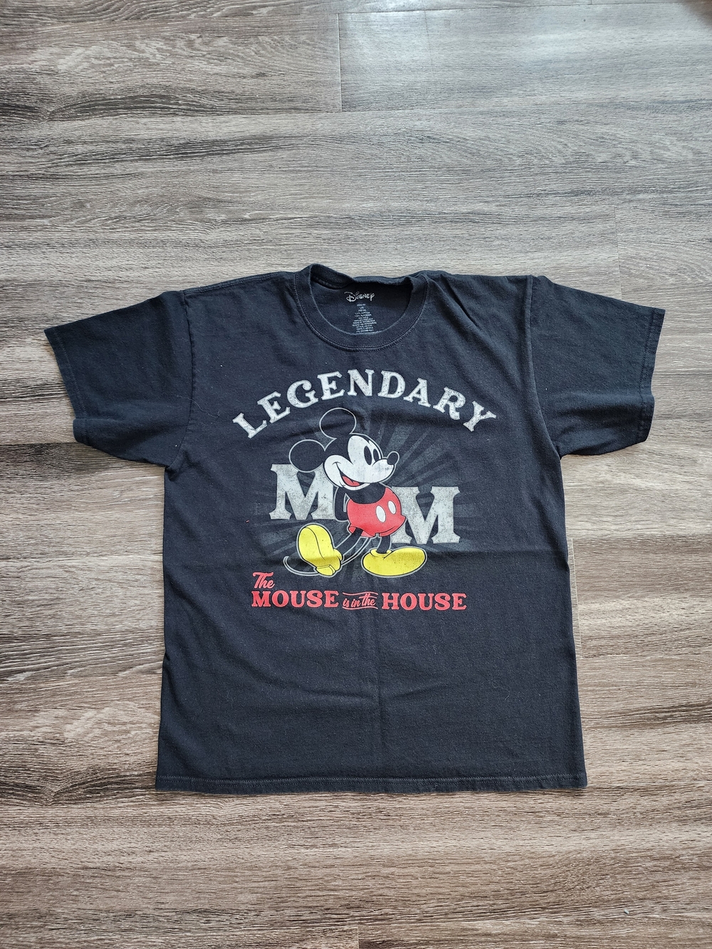 Disney 'Legendary Mom' Black Mickey Mouse T-Shirt